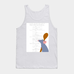 Cooking rat Tank Top